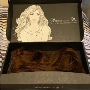 Irresistible Me Brown Human Hair Clip In Extensions 14”